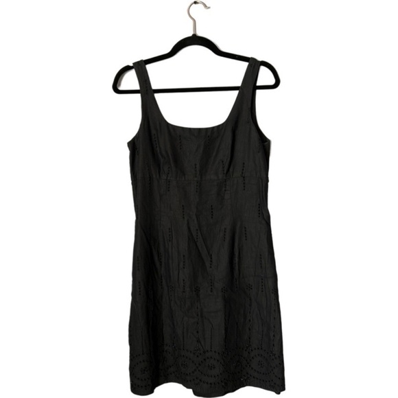 Oscar De la Renta Linen tank sheath dress size 10P - Picture 1 of 6